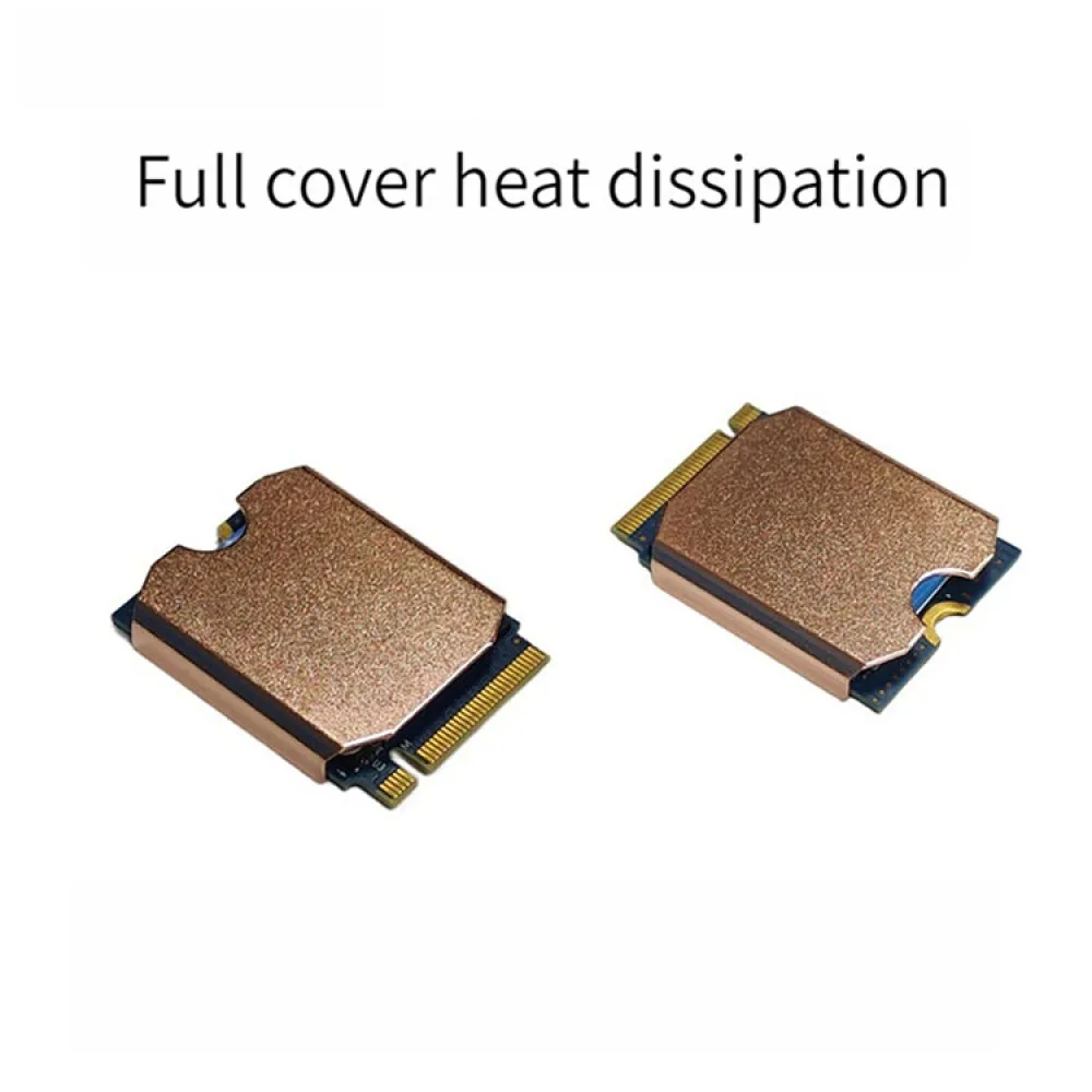 Gamepad Housing Shell & Screw For Steam Deck Solid-state Drive Cooling Copper Sheet For ASUS ROG ALLY 2230 SSD Cooling Fin