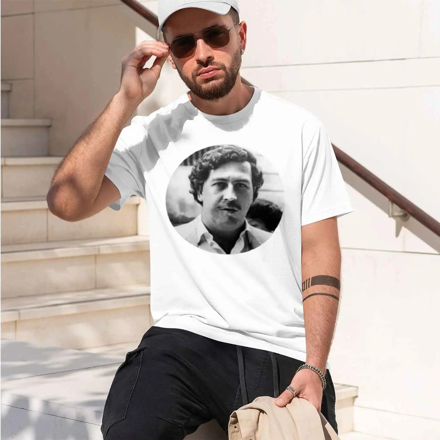 Pablo Escobar Calling Men T Shirt Dropshipping  Men Tshirt Tees Tops Anime 2026 New Model