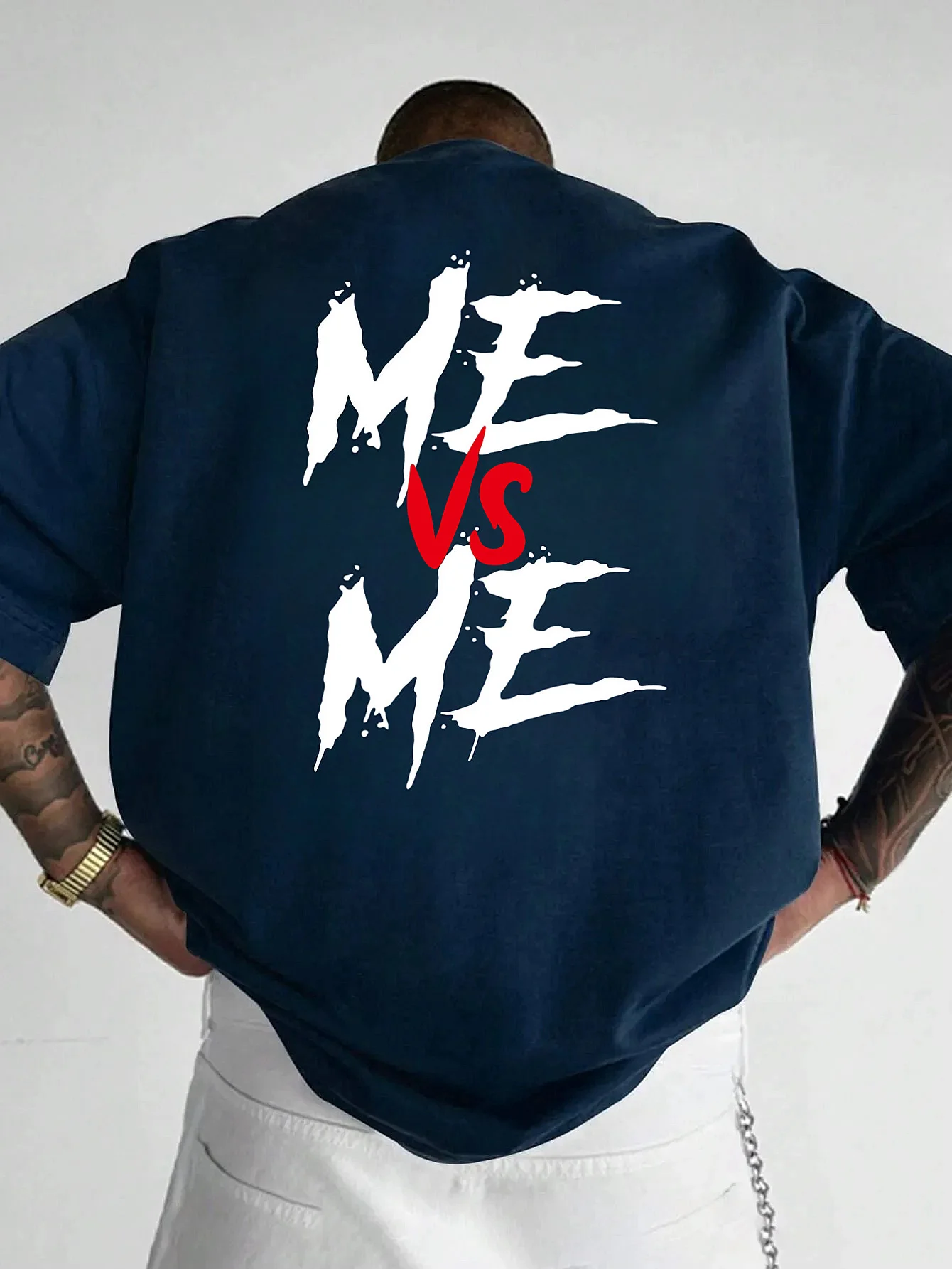 

Футболка с принтом и буквенным узором, мужская летняя повседневная универсальная удобная свободная футболка с короткими рукавами и круглым вырезом, мужская одежда