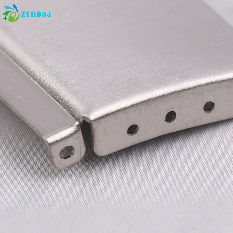 ●1Pc Silvery/Golden 12-22MM Steel Watch Band Bracelet Extender Clasp Extension With Step Strap Accessory For Watch Repair image 6