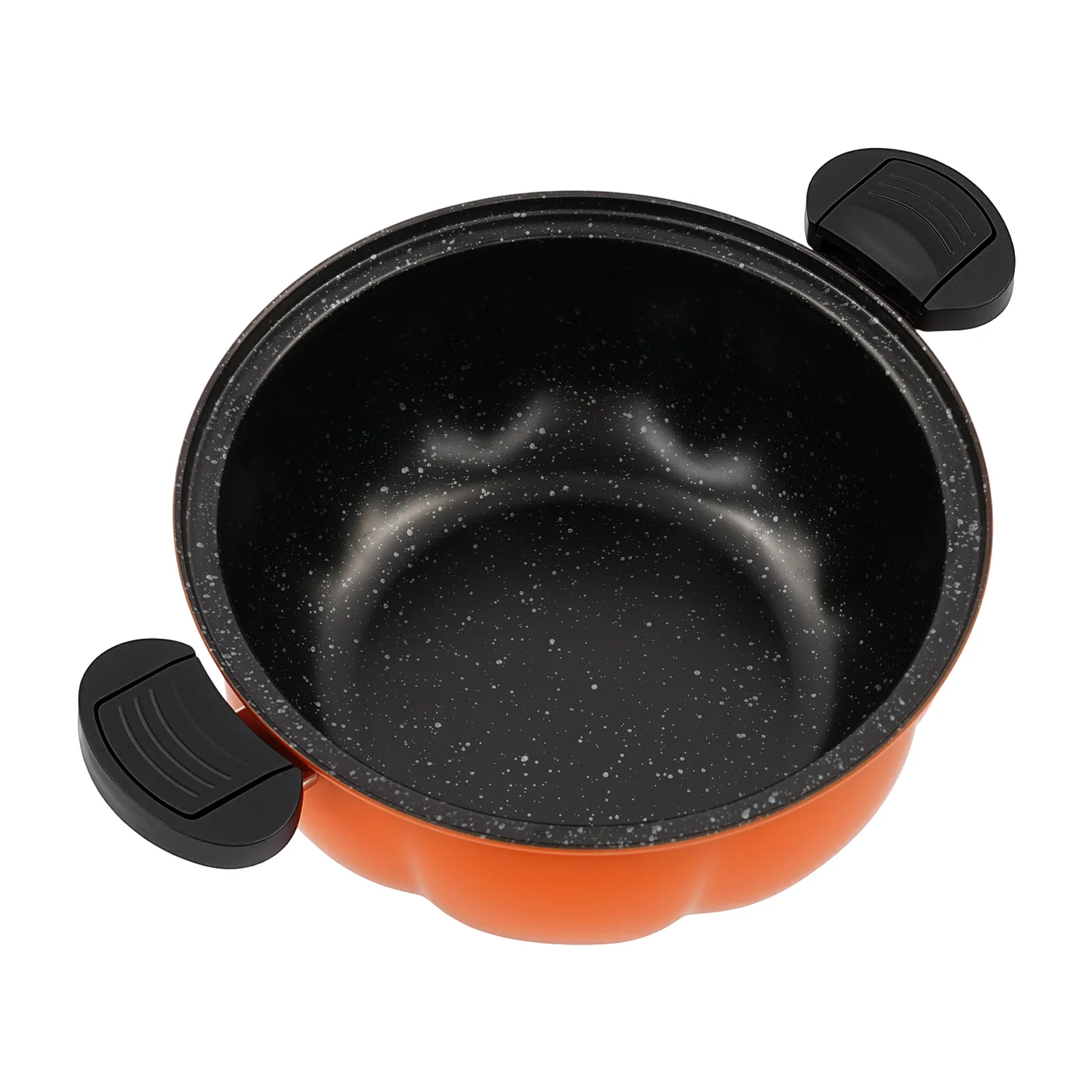 8L Pumpkin-Shaped Micro Pressure Cooker, Non-Stick Pressure Pot with Transparent Lid, Small Gas Pressure Cooker for Home Kitchen (Orange)