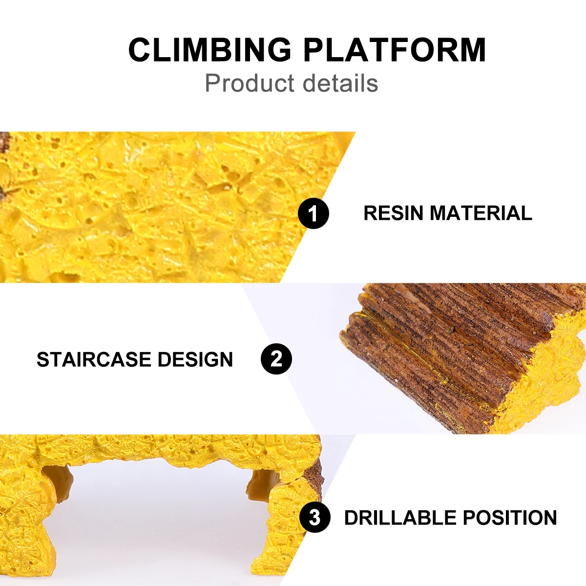 

Aquarium Climbing Platform Turtle Resin L scape Decoration Wide Surface Durable Suitable Fish Tank