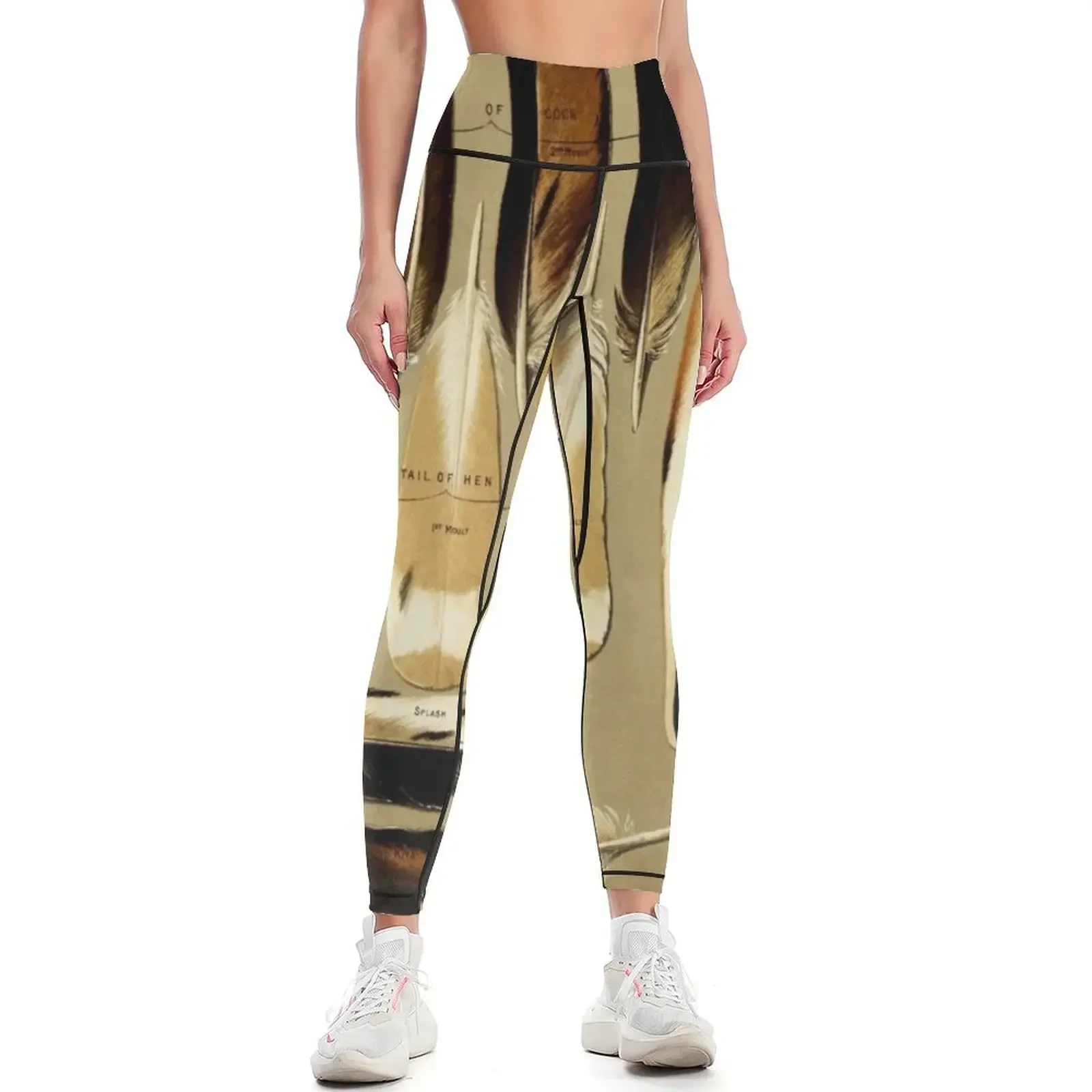 

Pigeon Feathers Leggings Tight fitting woman sporty woman gym joggers for push up tights for Womens Leggings