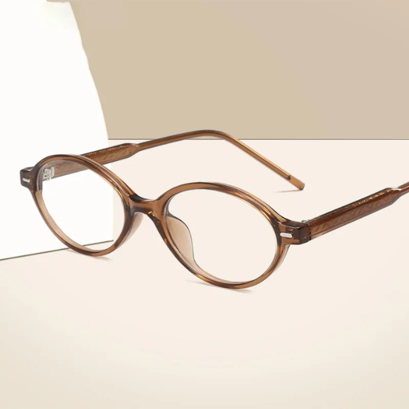 

Fashionable Retro Mini round Frame Optical Glasses Frame with Board Pin Insertion for Myopia -0.5 -0.75 -1.0 -1.5 -2.0 To -6.0
