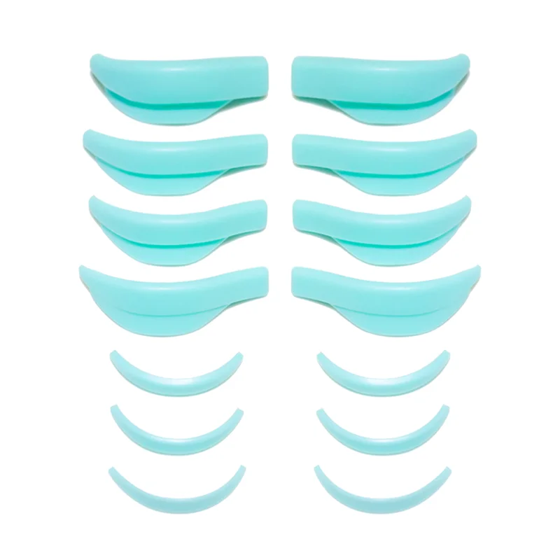 A47F-Silicone Pad Eye Lash Perm Pads 3D Lashes Curler Applicator Tools High Quality Blue