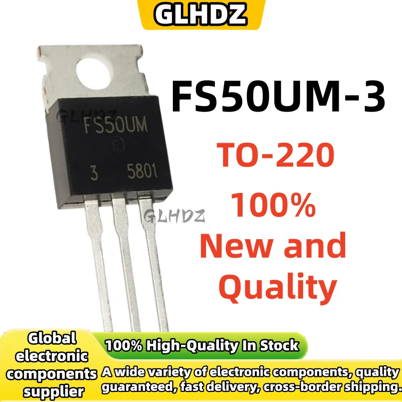10PCS TO-220 FS20UM-5 FS50UM-3 FS5UM-10 FS5UM-18A FS70UM-06 100% New and Quality In stock