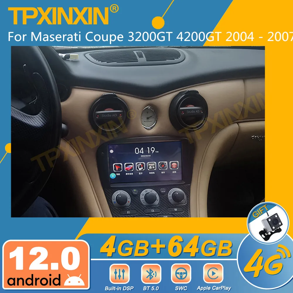 

For Maserati Coupe 3200GT 4200GT 2004 - 2007 Android Car Radio 2Din Stereo Receiver Autoradio Multimedia Player GPS Navi Unit