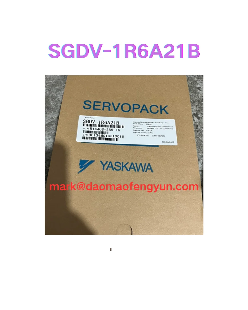 

SGDV-1R6A21B New servo drive,