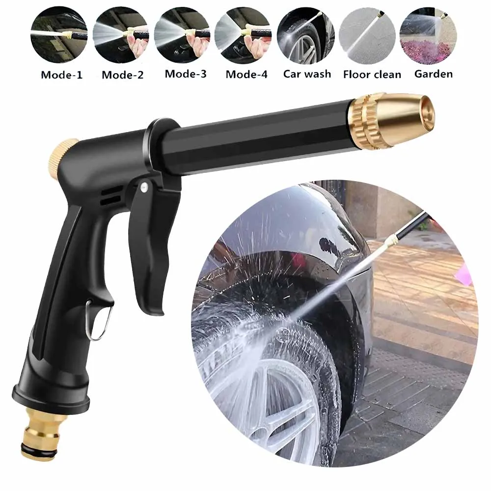 

1PC/2PCS High-Pressure Water Gun, Portable Nozzle for Car Washing, Garden Watering, and Cleaning