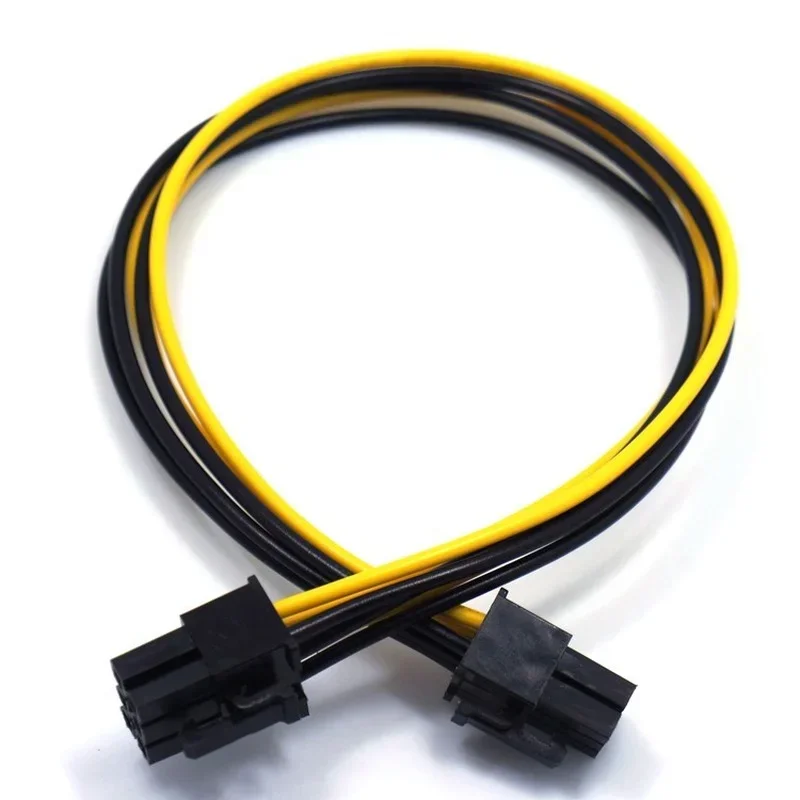 

22CM 6pin To 6pin Adapter, PCI-e 6-pin Male To 6-pin Male Converter for PCI Express 8pin Powered GPU Video Card