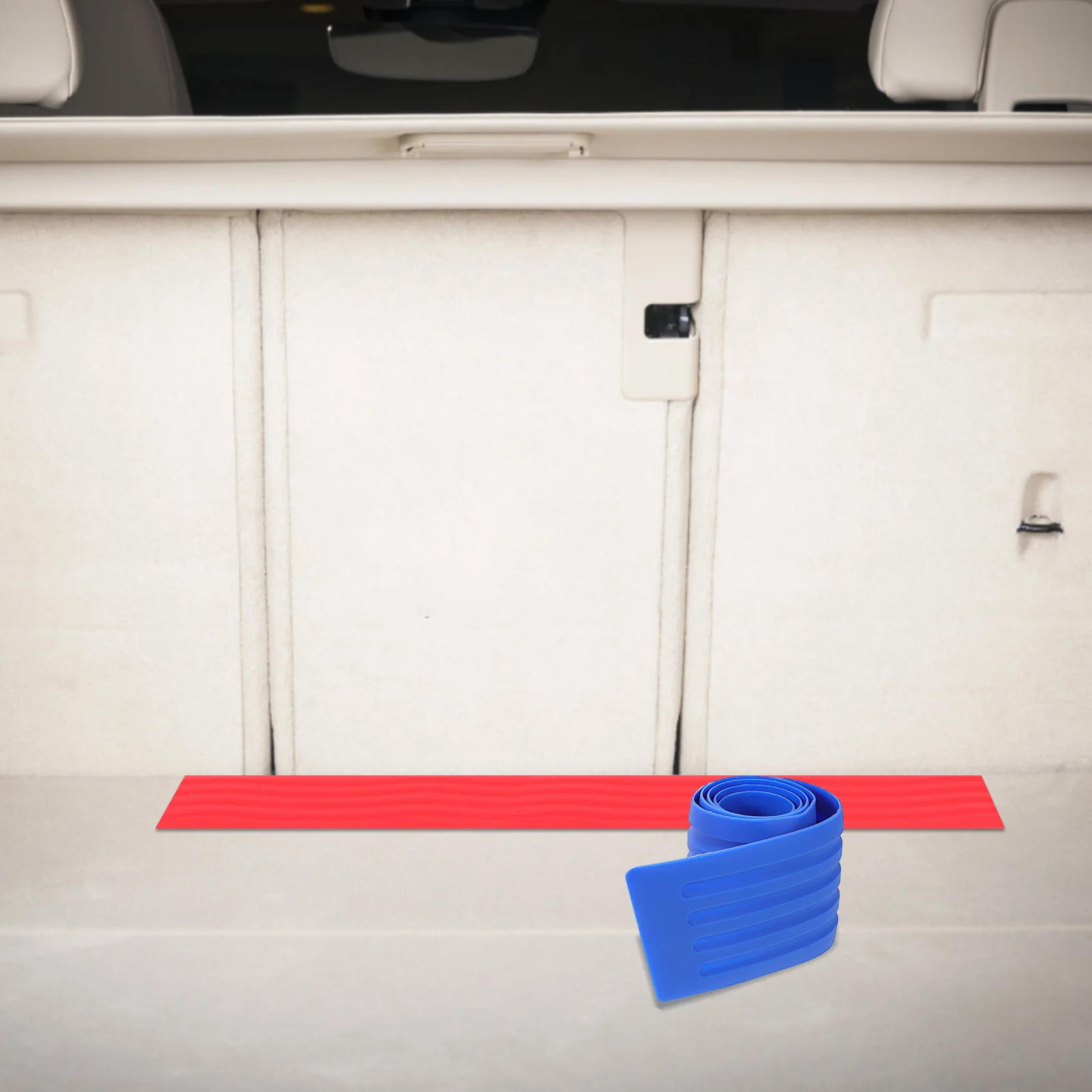 

2Pcs Car Trunk Protective Strip Anti Scratch Bumper Guard Multi Color Options Universal Fit Easy Install Car Accessories