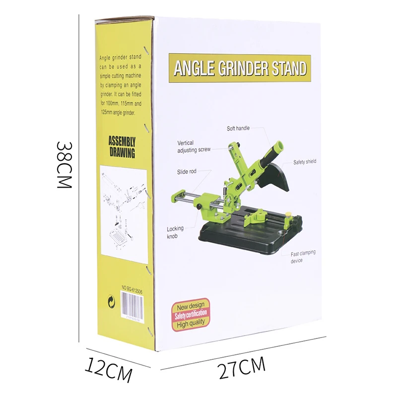 Angle Grinder Bracket with Pull Rod Fixing - Multi-Purpose Modification Accessory for Small Cutting Machines