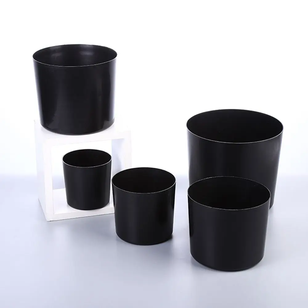 وعاء نباتات أسود موجزة وعاء نباتات صندوق عصاري أواني الزهور