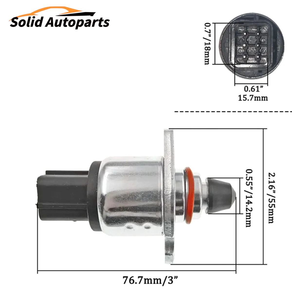 22650-AA240 IAC Idle Air Control Valve 1993-1999 for Subaru Impreza Air Control Valve Assy  A33-660-R00 22650AA240