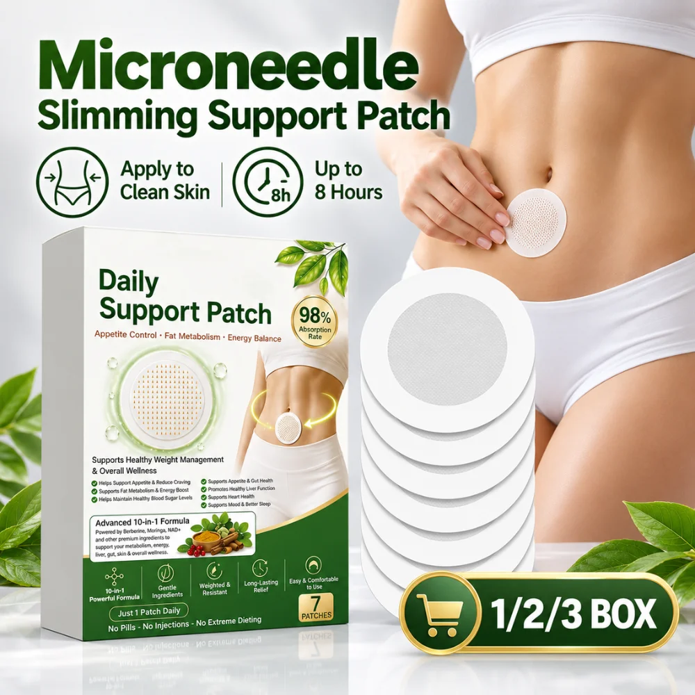 Microneedle Body Patches 7Pcs Moringa Extract Ultra Thin Skin Friendly Adhesive Botanical Patch for Comfortable Daily Wear Body