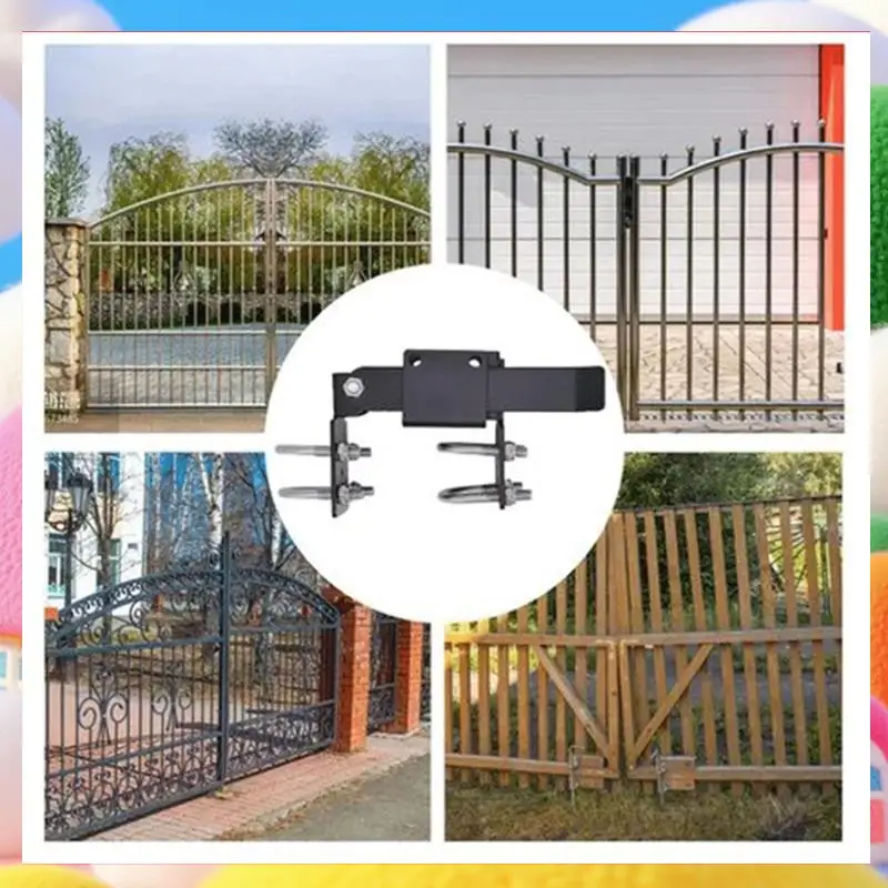 

For Ranch Fences Chain Link Fence Gate Latch For Yard Gates Chain Latch For 1-3/8" Gate Frames Pipe Sizes.-ABUA