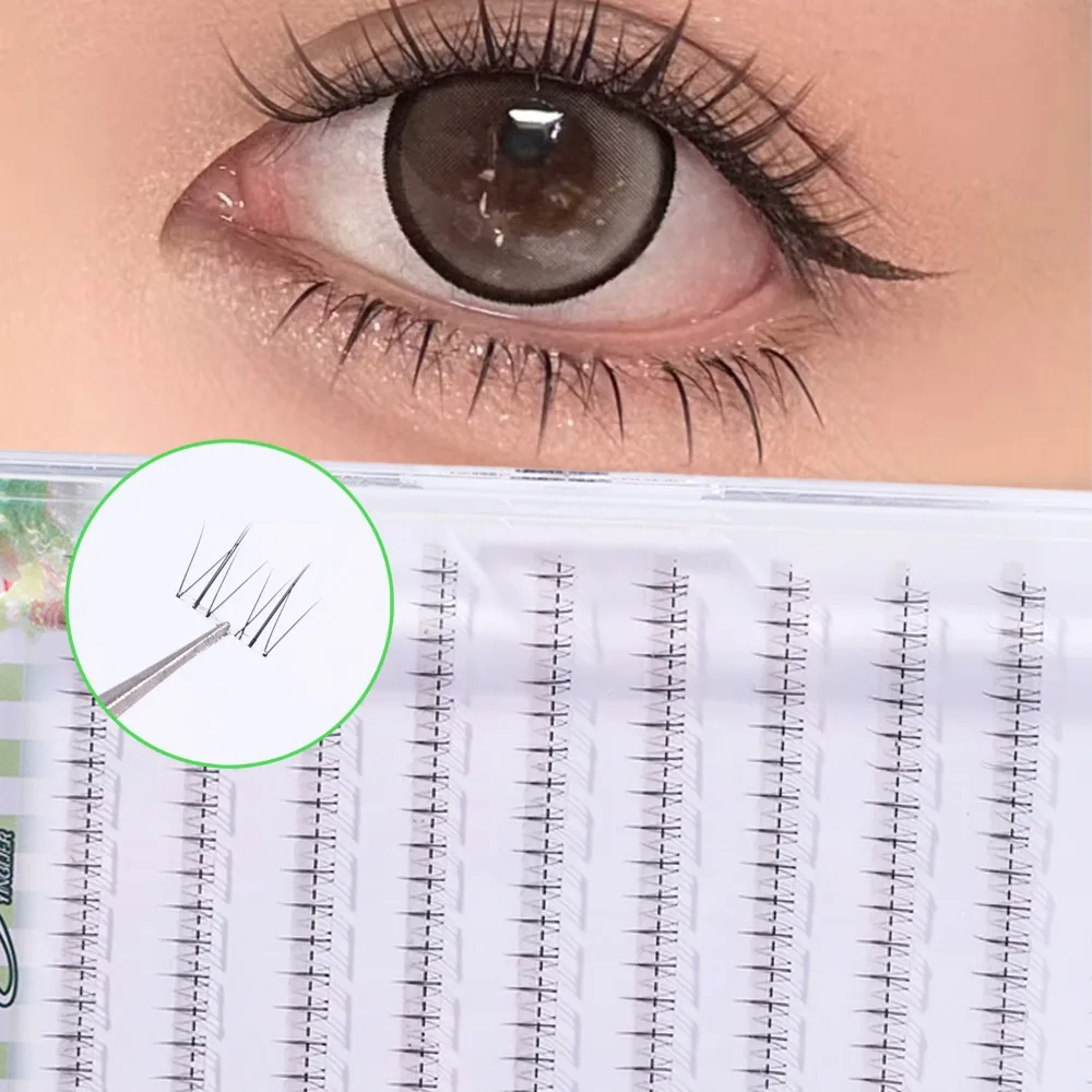 Air Lower Eyelashes 10 Row Fairy Fake Lashes Segmented Natural Under Lashes Manga Bottom Lashes Makeup Eyelash Tool Beauty