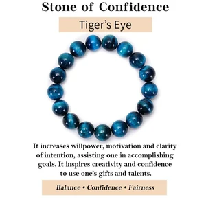 1pc 6/8/10 mm Minimalista Blue Tiger Stone Pulsera de piedra con cuentas Natural Beads Redonde Peeds para decoración diaria 12 mejores brazaletes de ventas Nepal - №4