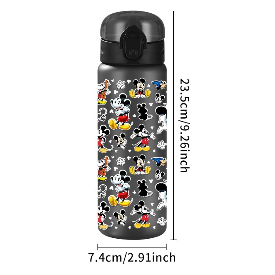 قطعة واحدة من زجاجة ميكي ماوس ديزني، نمط دونالد داك 26 أونصة، كوب ماء رياضي خارجي هدية عيد ميلاد/العودة إلى المدرسة #3
