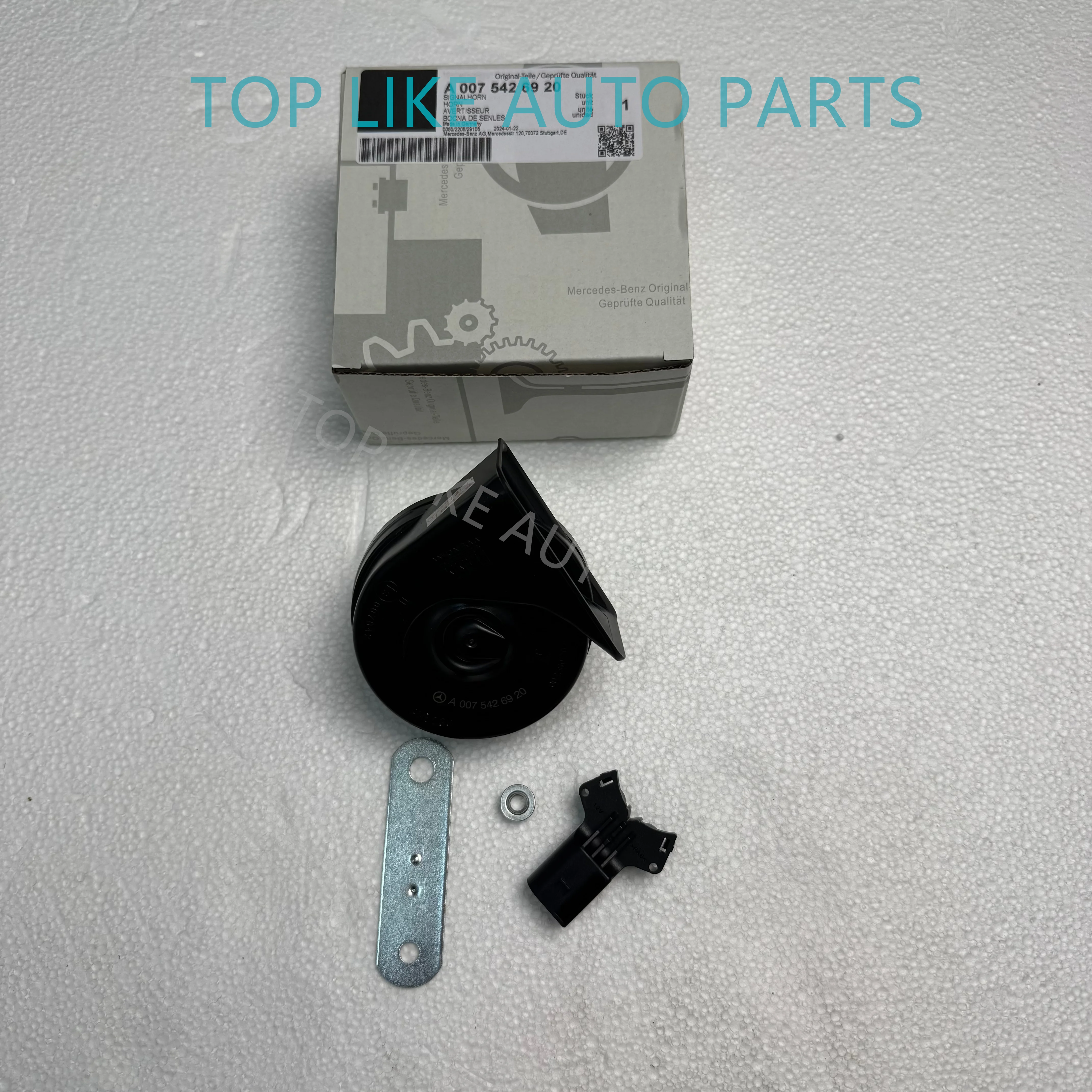 1PC OEM A0075426920 A0075427020 High 510Hz / Low 420Hz Tone Horn Signal For Mercedes Benz W204 X204 W212 S212 C218 X218