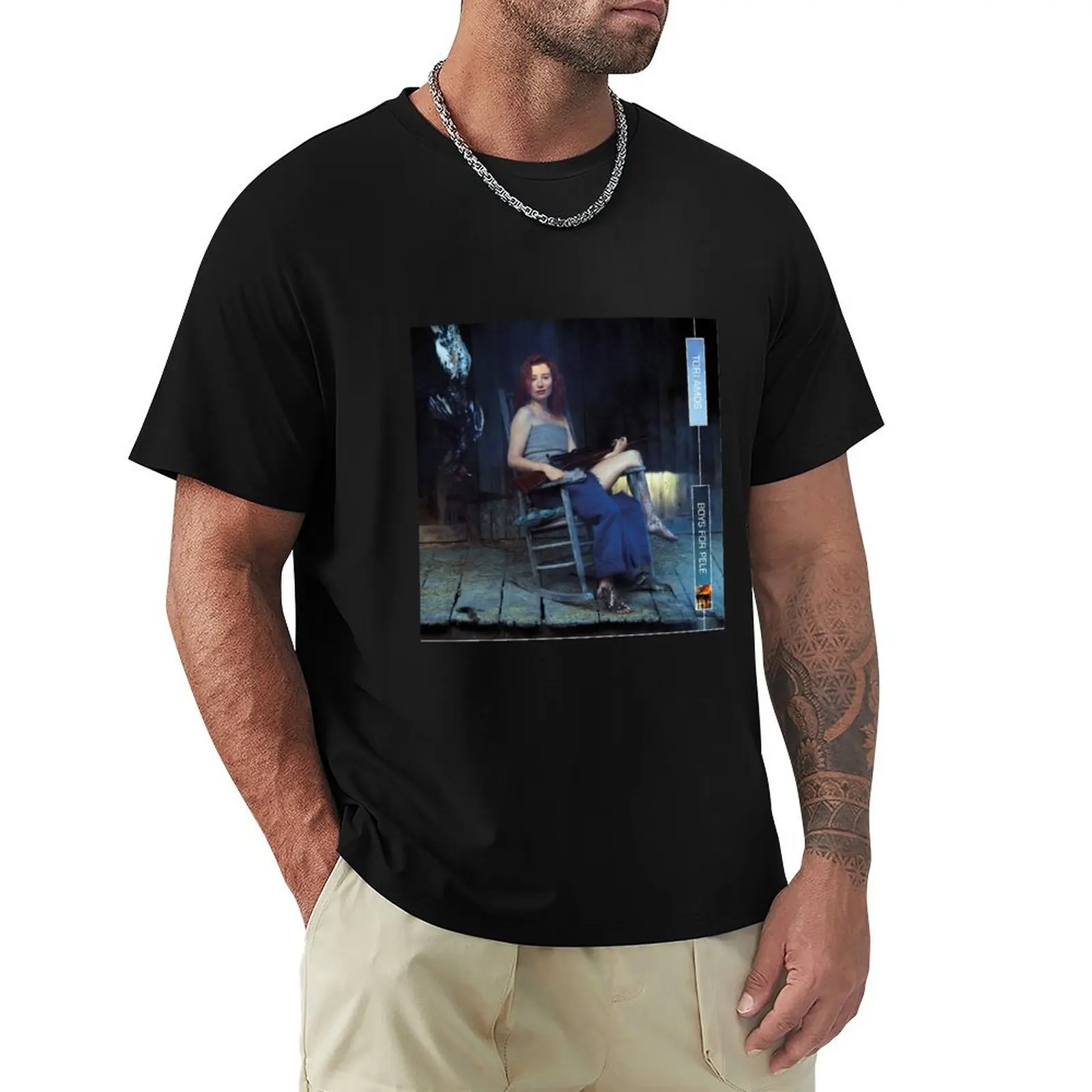 

Tori Amos Boys For Pele Album Promo Art Retro T-Shirt blue archive man t shirt sports fans T-shirt men