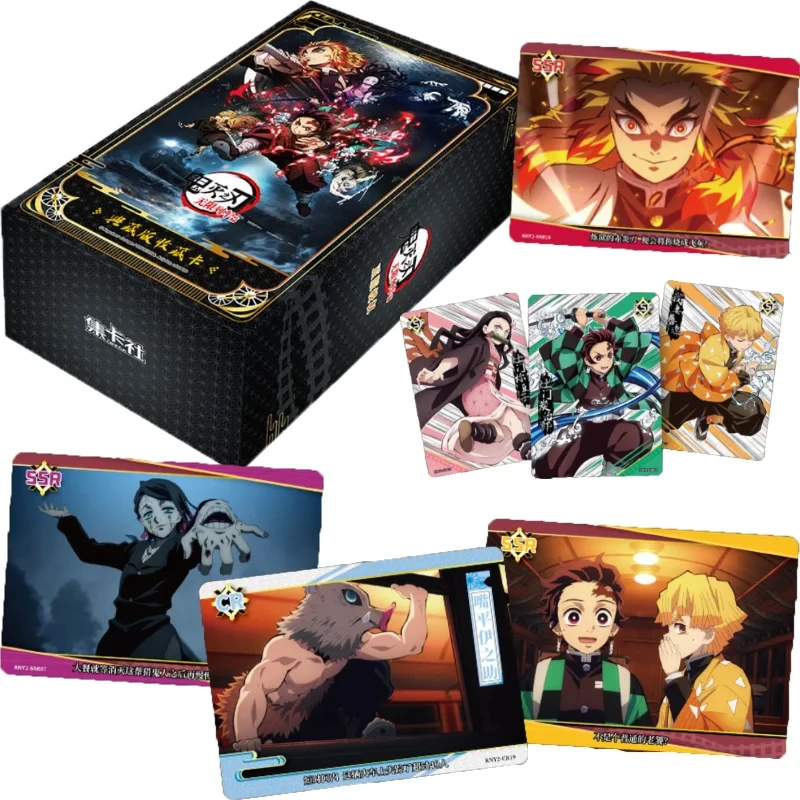 

Card Fun Demon Slayer Card Kimetsu Yaiba Cards Infinite Train Chapter Kamado Tanjirou Kamado Nezuko Collect Cards Toy Gifts