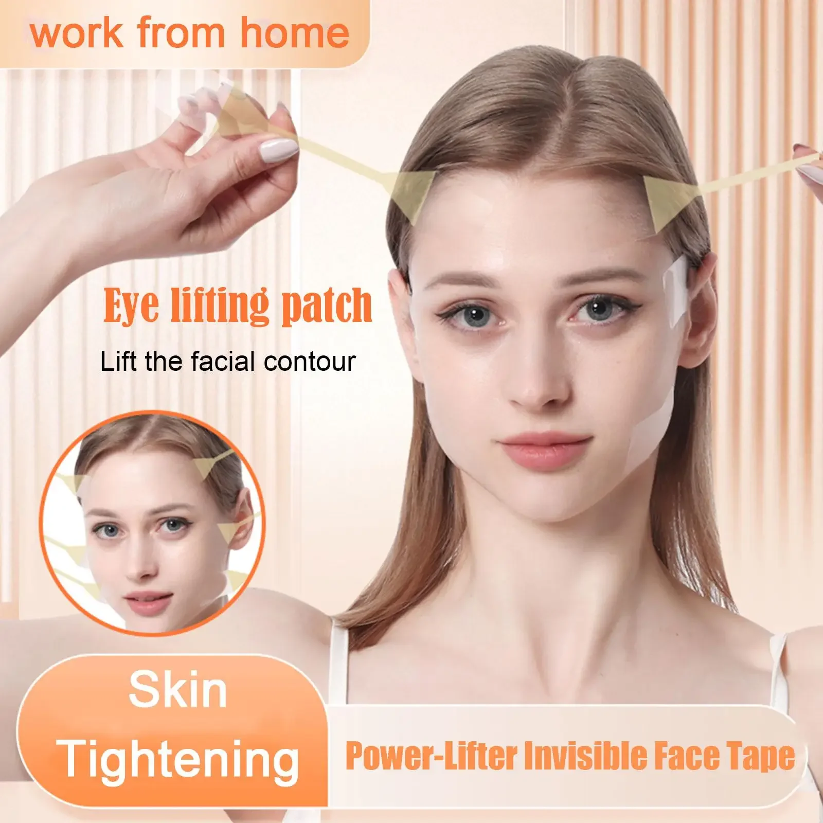 Power-Lifter Invisible Thin Face Tape Facial Line Wrinkle Stickers Women Flabby Lift Tools Skin Beauty V-Shape Face H4H9