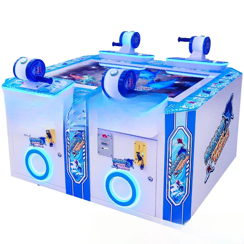 Large fishing game machine, entertainment equipment animation game hall, children's playground indoor coin game machine