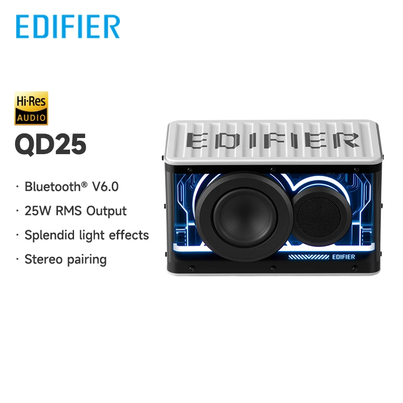 Edifier QD25 Bluetooth Speaker Tabletop Sound Box Hi-Res Audio