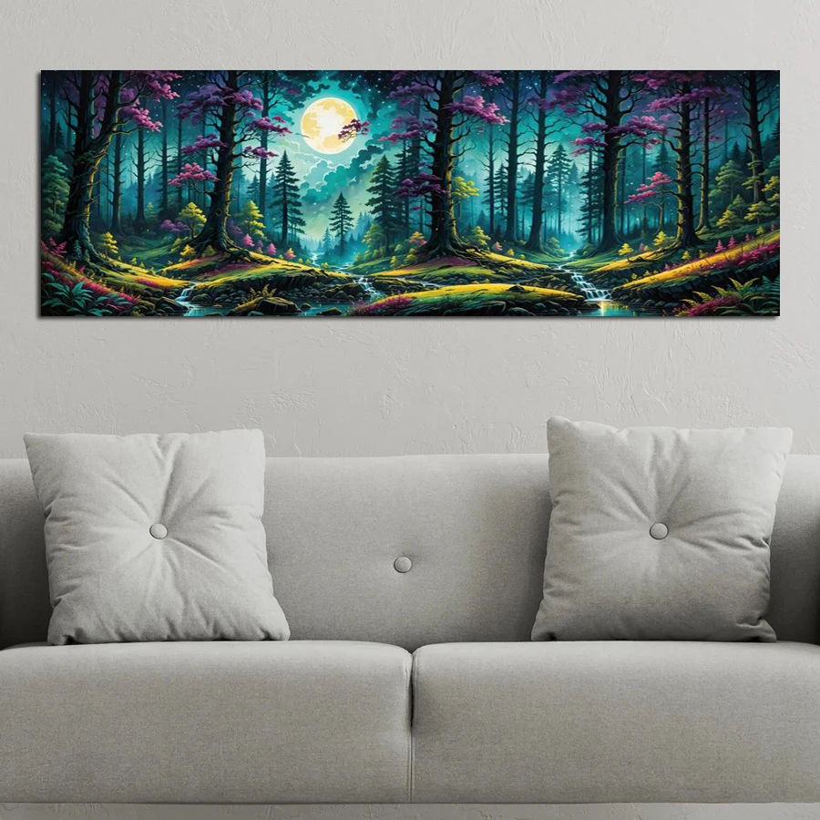 

Sunset Forest Scenery New Diy Diamond Arts Painting Kits Large Size Landscape Trees Full Mosaic Embroidery Picture 300x100cm