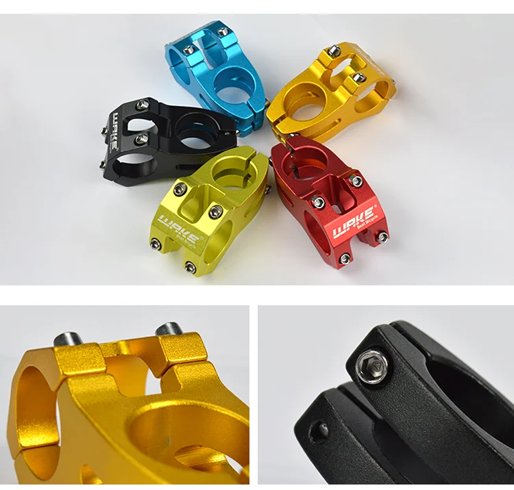 Wake fahrrad zubehör Mountain Rennrad Fahrrad Vorbau Lenker kurze Downhill Vorbau 31,8mm Aluminium legierung ultraleicht für MTB BMX Radfahren – Detail 11