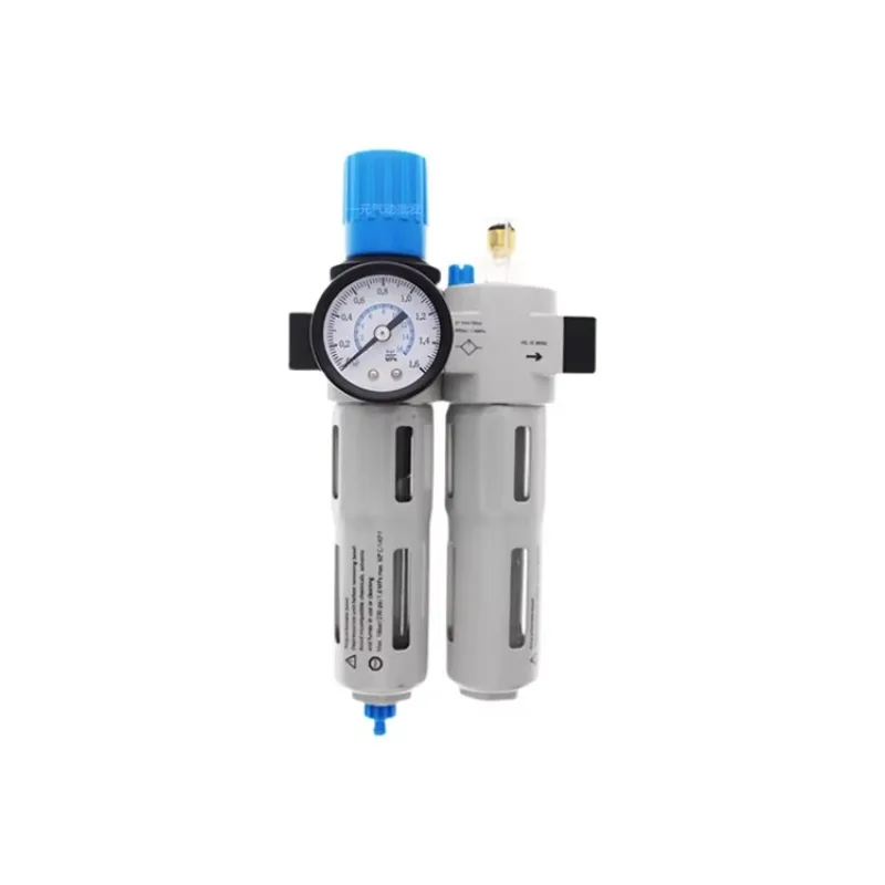 

Блок подготовки воздуха: фильтр, регулятор давления, лубрикатор, редукционный клапан высокого давления