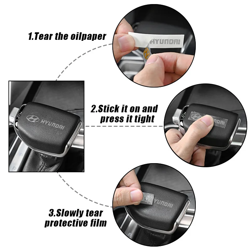 سيارة ثلاثية الأبعاد المعادن الإبداعية ملصقات مقاوم للماء الأوساخ واقية ملصقات لشركة هيونداي i20 i30 إلنترا كونا سوناتا توكسون N خط الملحقات #3