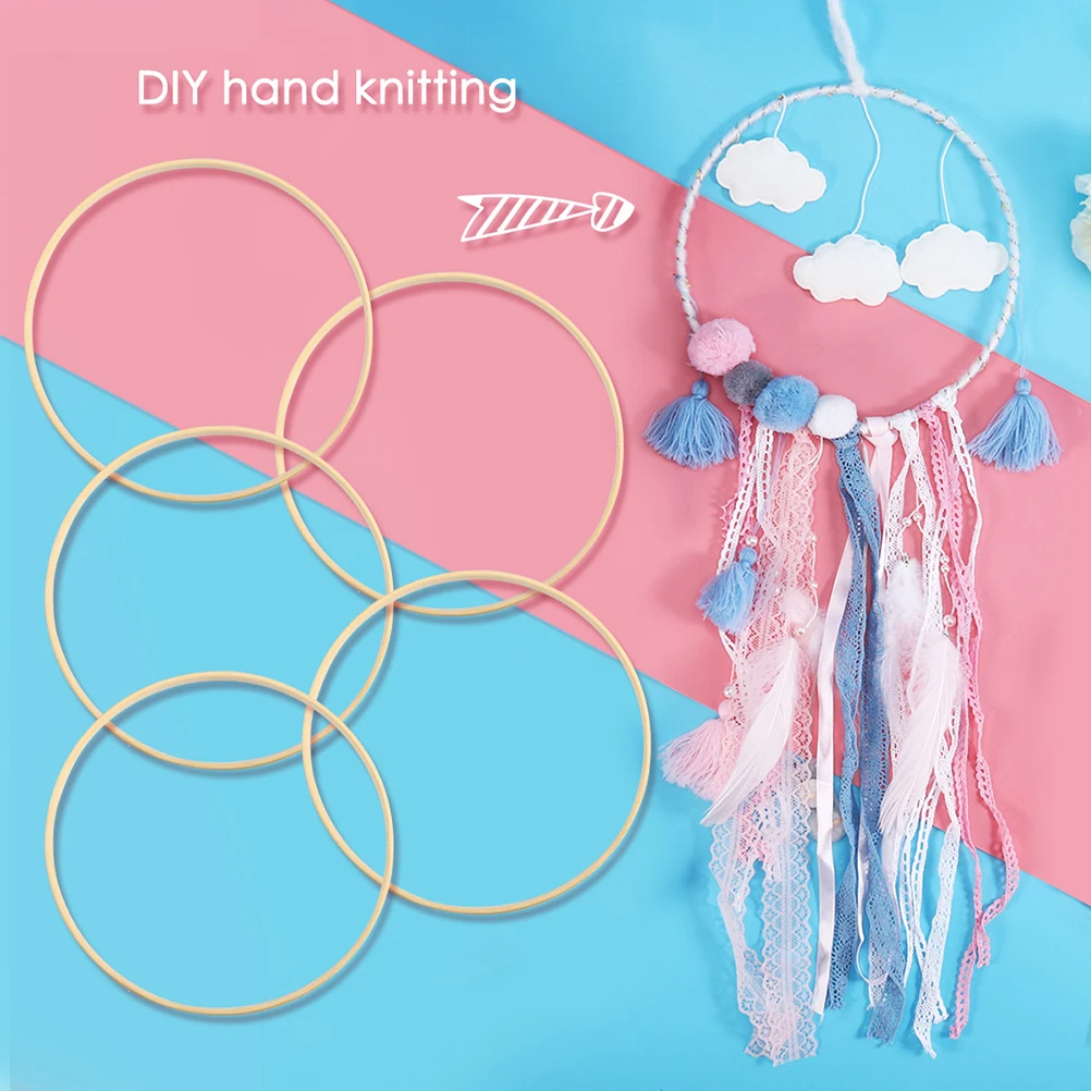 

10pcs 23Cm Dream Diy Dreamcatcher Catcher Rings Wall Hanging Diy Craft Accessories For Mandalas Yarn Wrapping Decor
