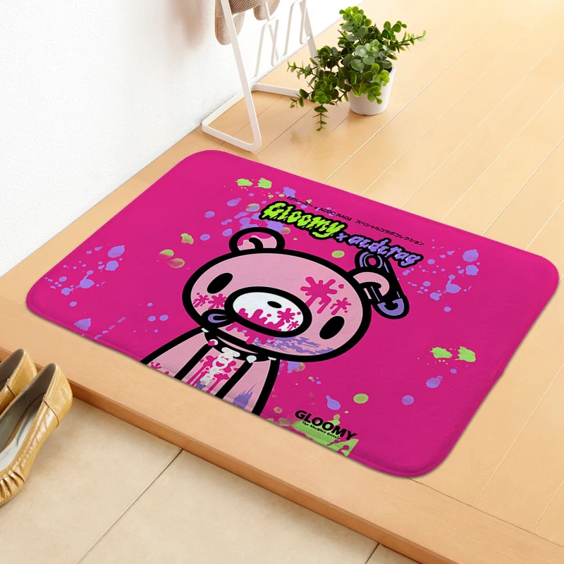 Foot Mat Non Slip G-Gloomy Bear Carpet for Bedroom House Entrance Mat Bathroom Rug Modern Home Decoration Entrance Door Doormat