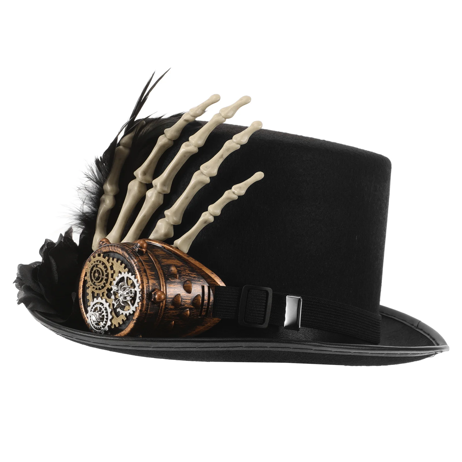 

Oneeyed Glasses Hat Black Rose Plague Doctor Halloween Cosplay Plague Doctor Hat Gothic Steampunk Accessories Women Cowgirl