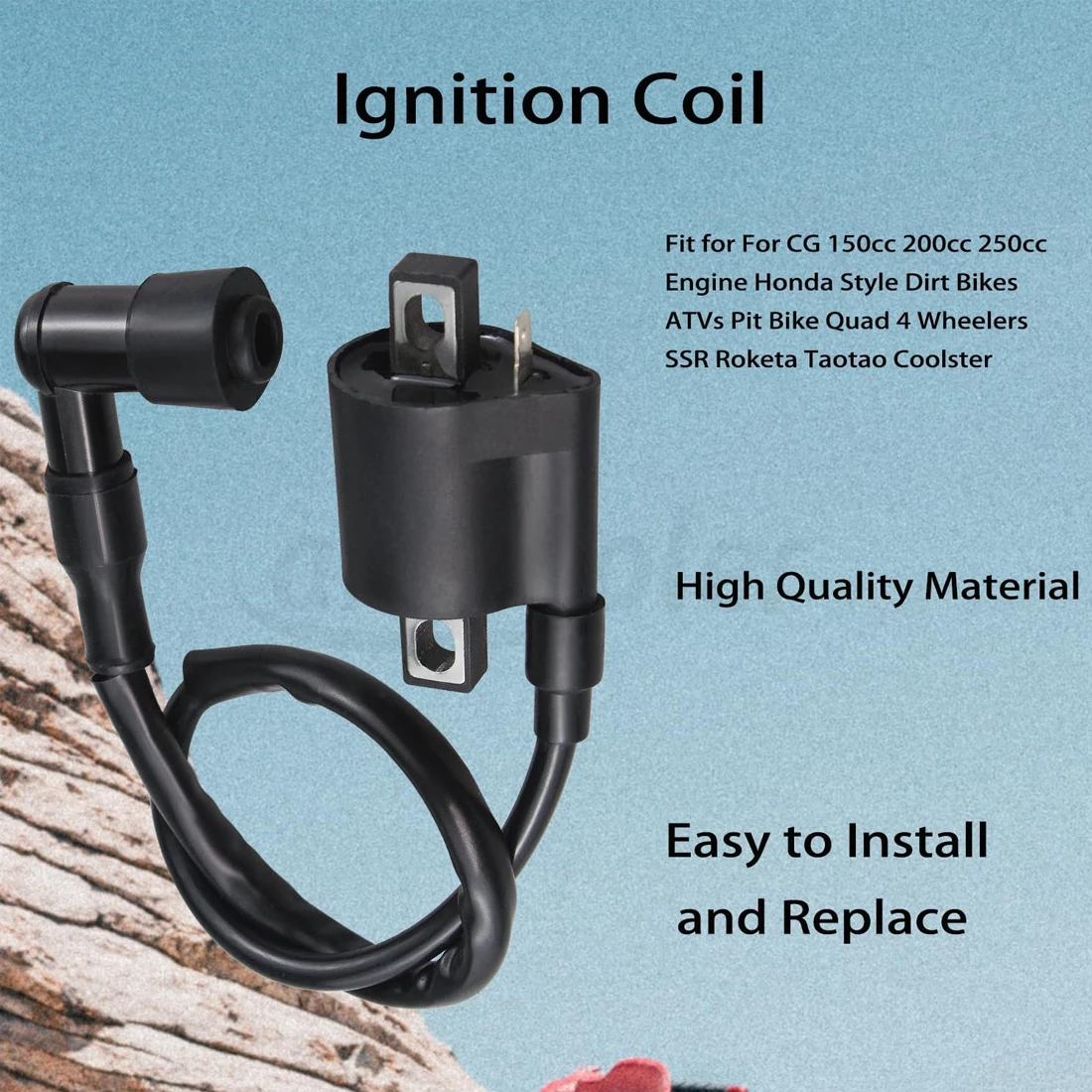 Ignition Coil Aftermarket Parts for CG 50cc 90cc 150cc 200cc 250cc Engine Honda Style Dirt Bikes ATVs Pit Bike Quad 4 Wheelers