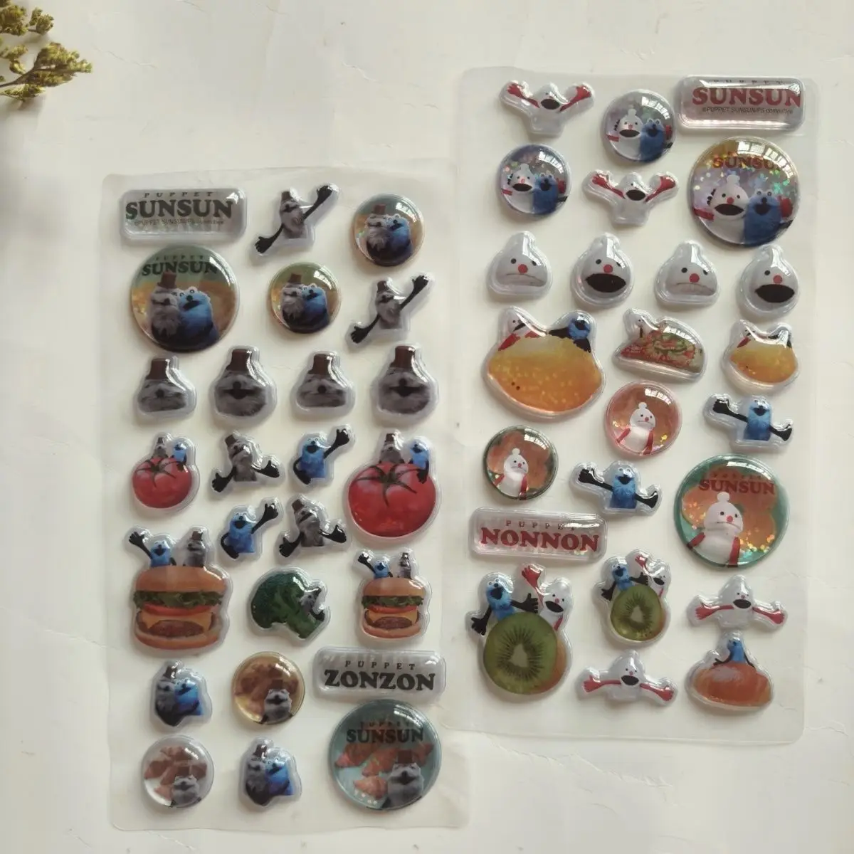 Stiker Relief 3D Disney Kamio Baru Stiker Kartun Stiker Pvc untuk Casing Ponsel Aksesori Diy Dekorasi Kreatif Laptop Skateboard