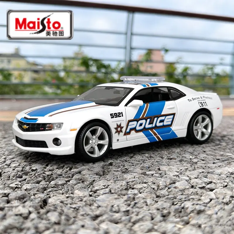 

Maisto 1:24 Chevrolet Camaro SS 2010 Alloy Sports Car Model Diecasts Metal Police Racing Car Vehicles Model Simulation Kids Gift