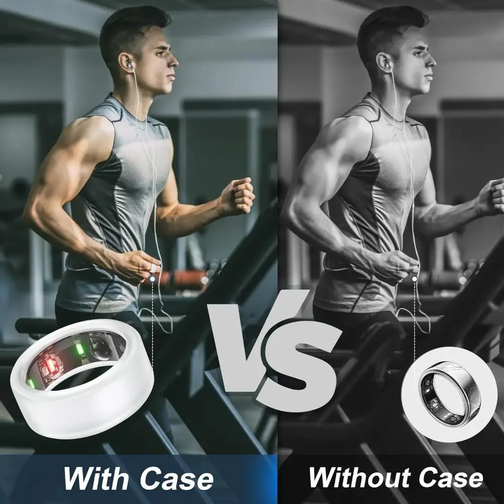 Durable Silicone Ring Cover Protector Shockproof Jewellery Organizer Anti-Scratch Working Out Accessories Smart Ring Protector