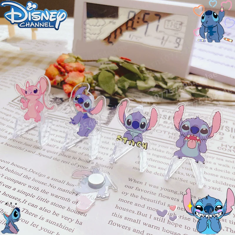 

Disney Stitch Cartoon Stitch Around The Acrylic Refrigerator Sticker Creative Home Sticker Decorative Magnetic Patch Wholesale