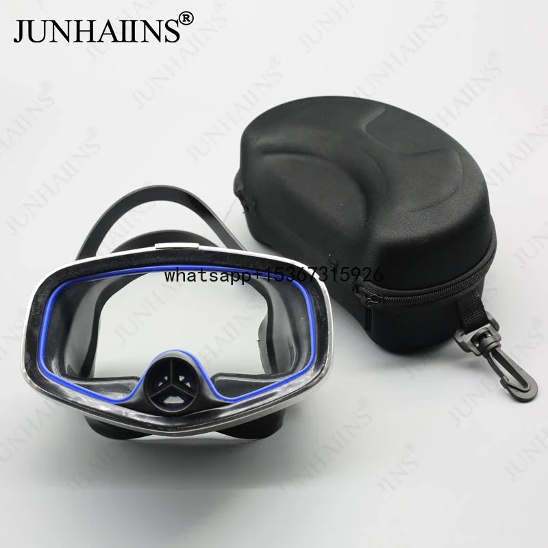 Adult professional diving mask swimming goggles, anti-fog diving goggles,  half snorkel mask, snorkeling goggles equipment