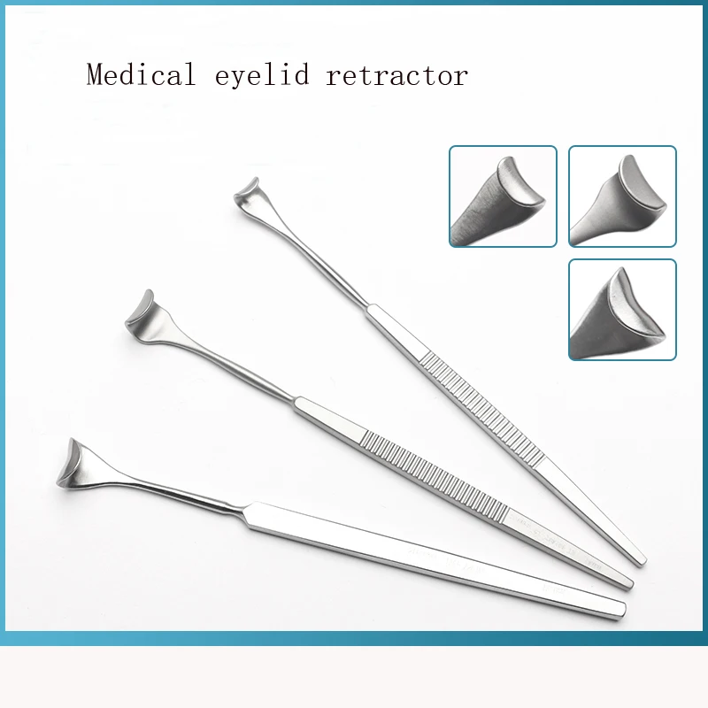 

Enhanced rake type eye bag retractor titanium eye instrument Eyelid retractor double eyelid plastic surgery instrument tool