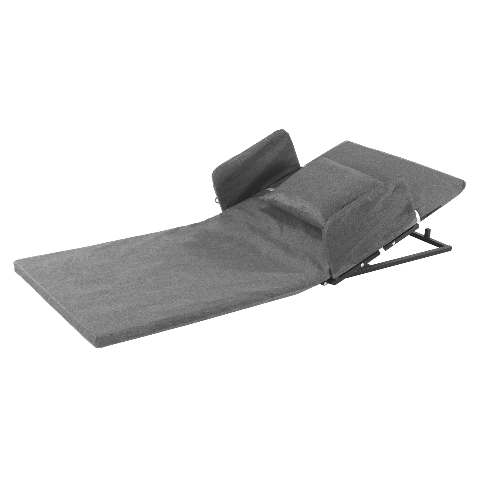 

2-80° Sit-Up Back Rest Chair with Guardrails Easily Getting Up Mattress Load Max 330 Lbs for Adults Pregnant Women Elderly