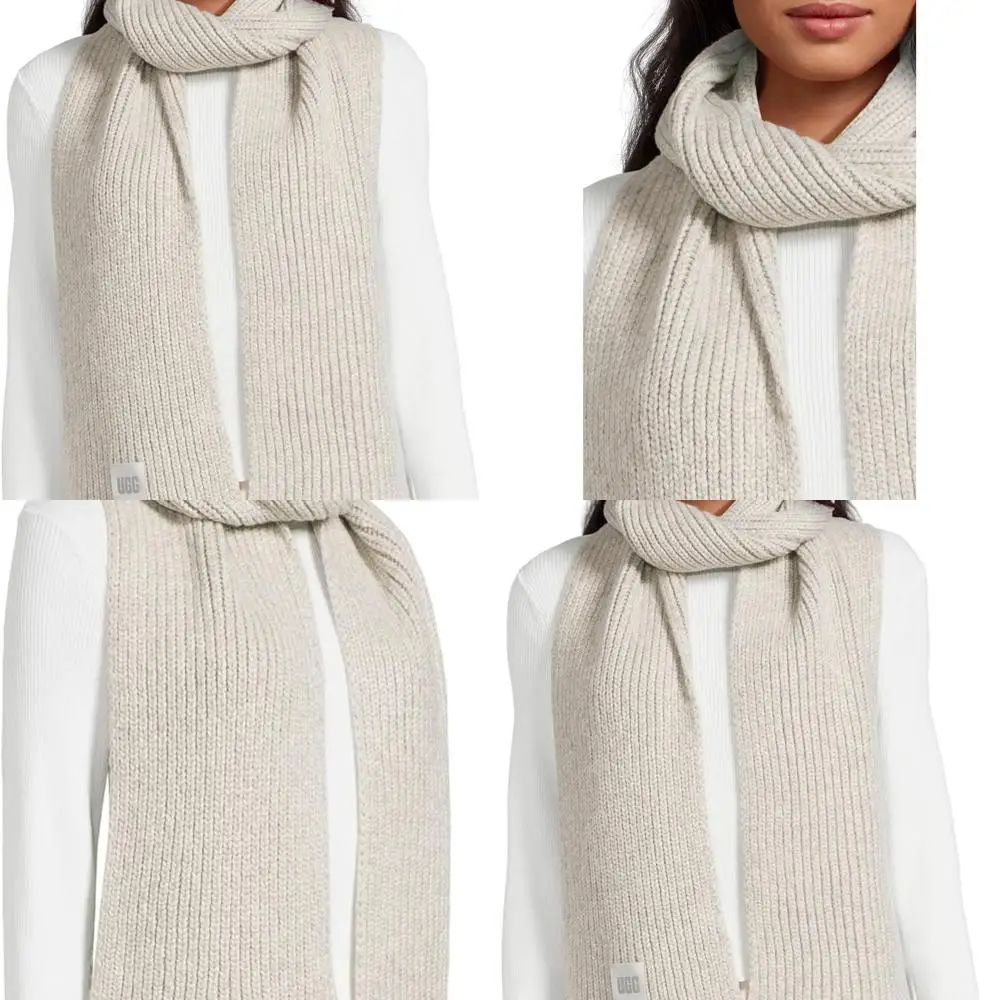 

Thick Knit Ribbed Women's Scarf