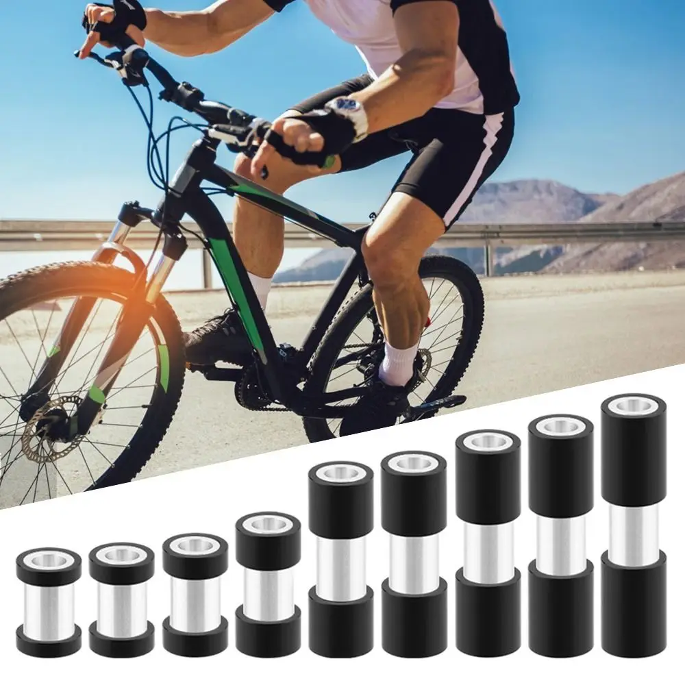 Black Bike Rear Shock Bushing 22/24/26/32/42/44/50/54/56mm Aluminium Alloy Bicycle Shock Absorber Cycling Accessories