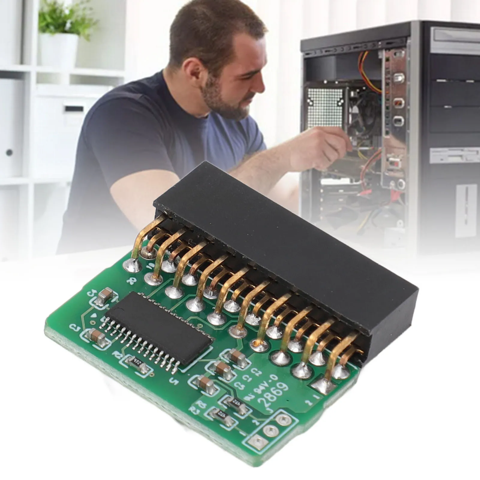 20Pin TPM 2.0 Module Vertical Trusted  Module for SuperMicro AOM TPM 9665V TCG 2.0 TPM 2.0 Module 20Pin TPM 2.0 Module