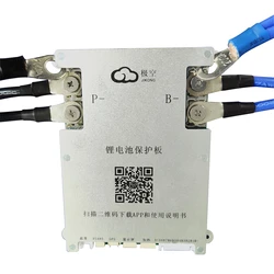 JIKONG Active Smart BMS 3-8S 12V 24V mit Silikondraht, die 1A 2A Active Balance BMS Board für Li-Ion/Lifepo4-Akku ausreichend