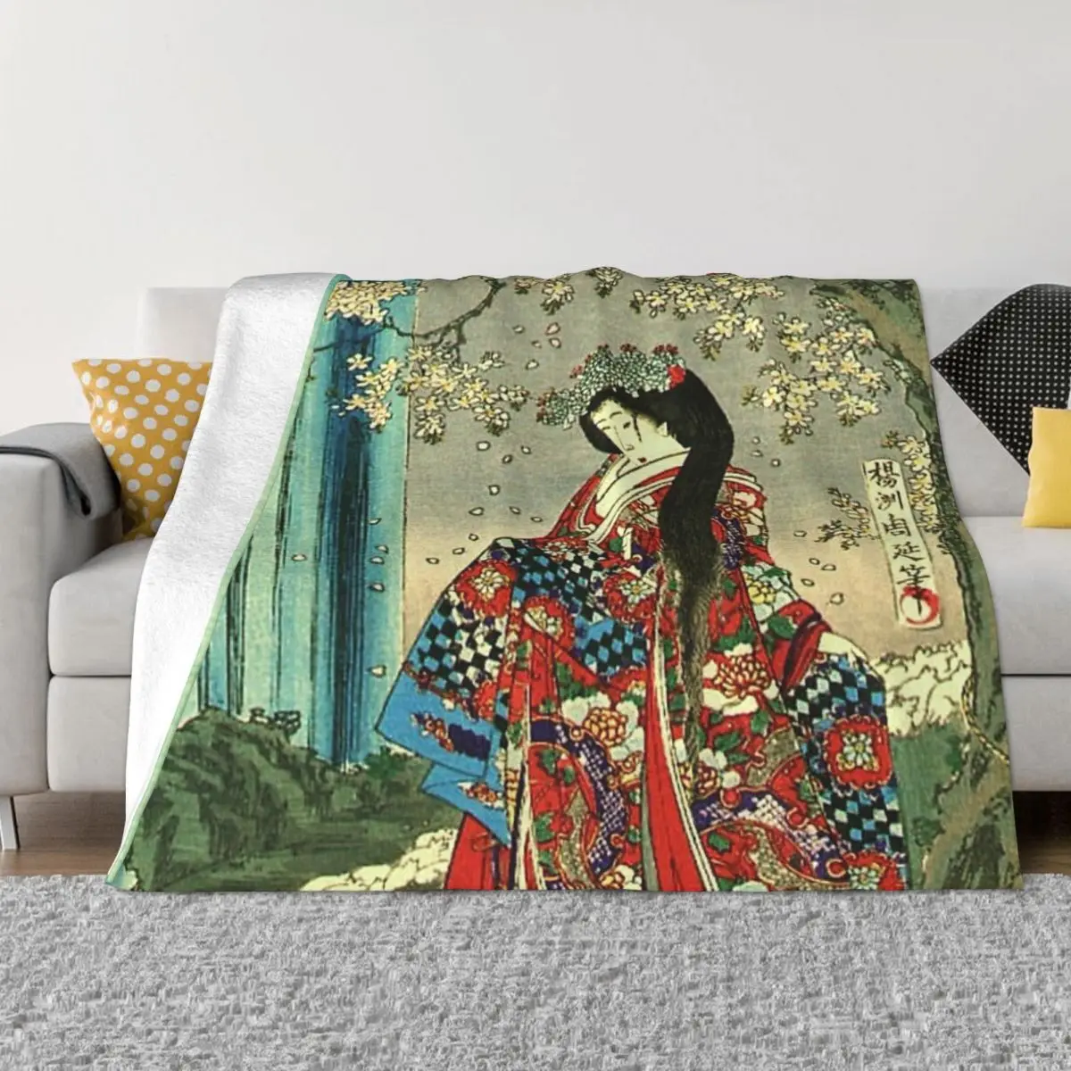 

Japanese Classic Geisha Lady - Japan Art Home Bedroom Winter Blankets Custom Blanket Personalized Throw Blanket