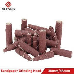 38mm/48mm Abrasive Grinding Head Sandpaper Cone Cylinder Dremel Tools Accessories Grinding Rotary Sandpaper